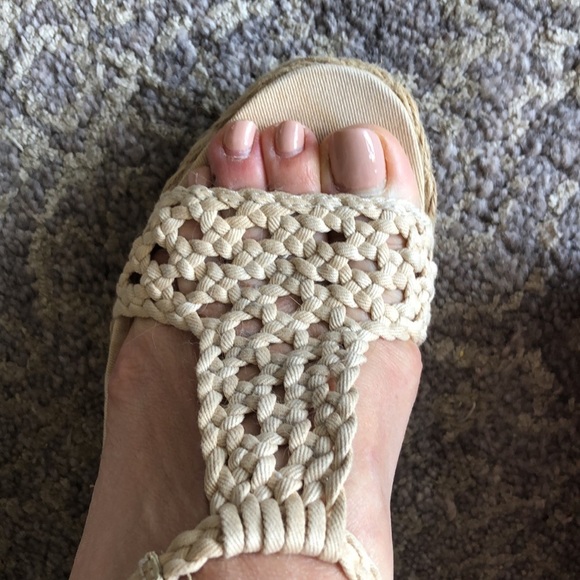 Steve Madden braided wedge rafia espadrilles in 8.5 - Picture 3 of 6